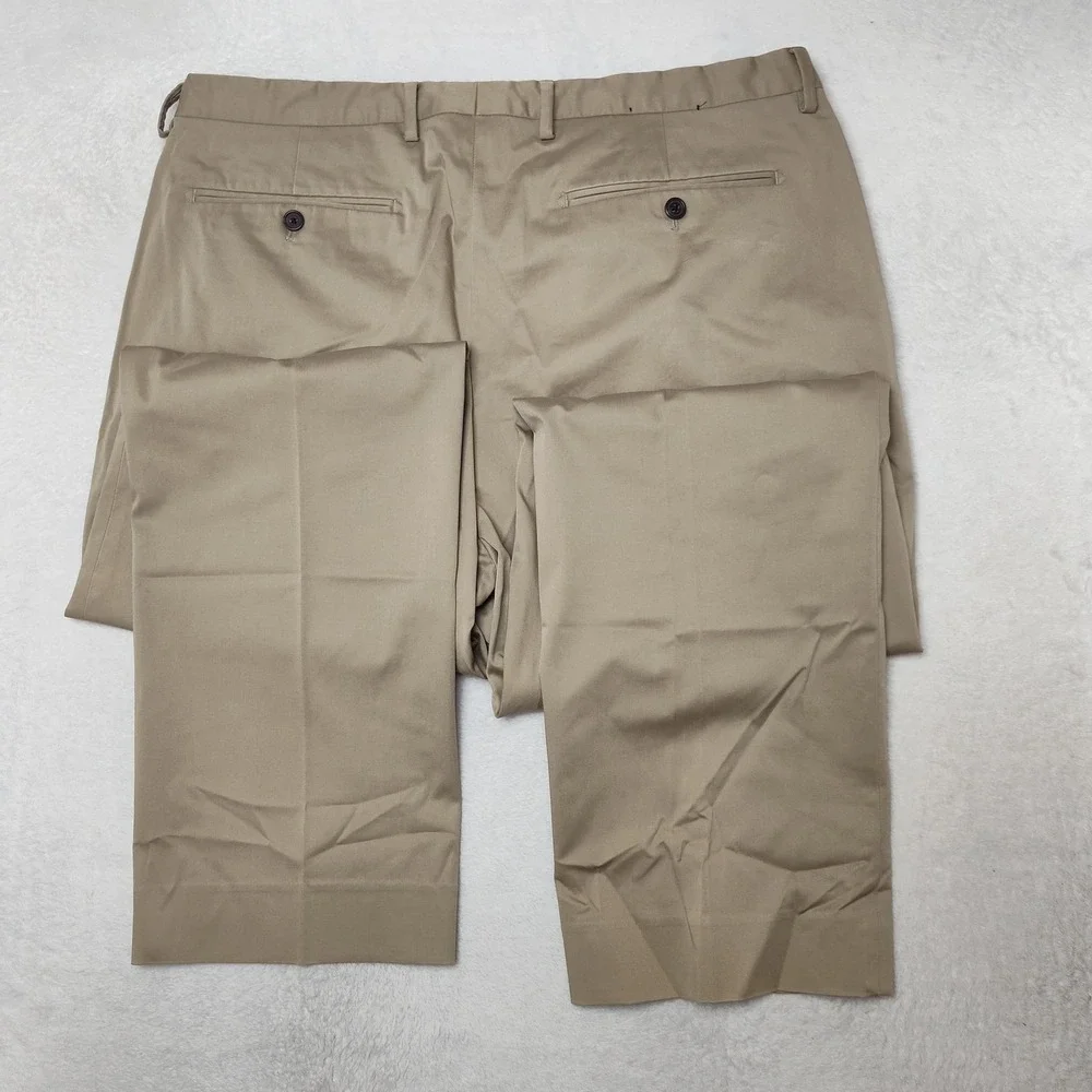 Banana Republic Pants Mens 38x32 Beige Chino Slim Manteco Cotton Spandex Canvas‎